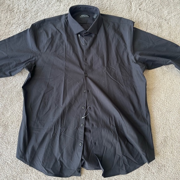Black Nordstrom Dress Shirt / 18 - 34/35 - Picture 2 of 5